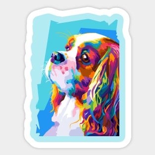 Animal Dog Wpap Art Sticker